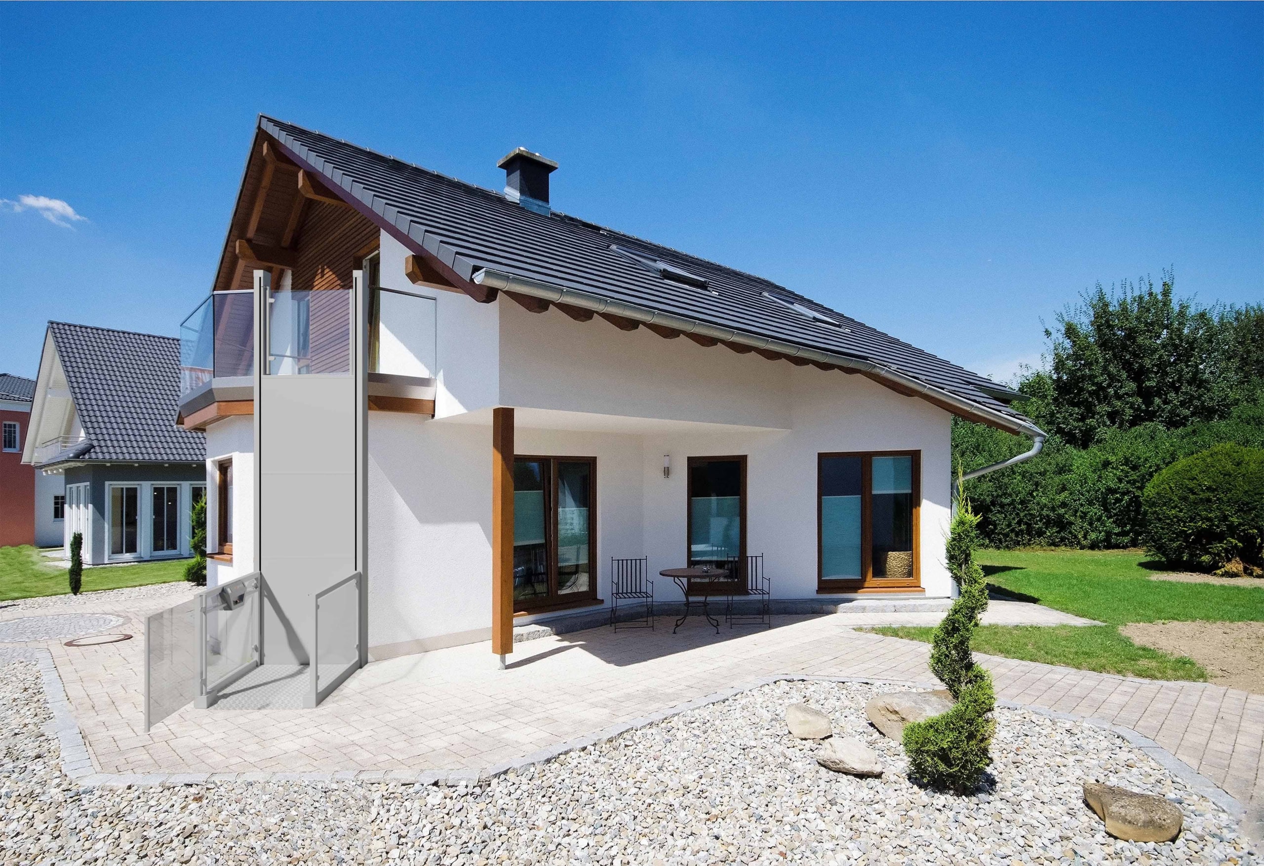 ascendor unaporte hublift aussen