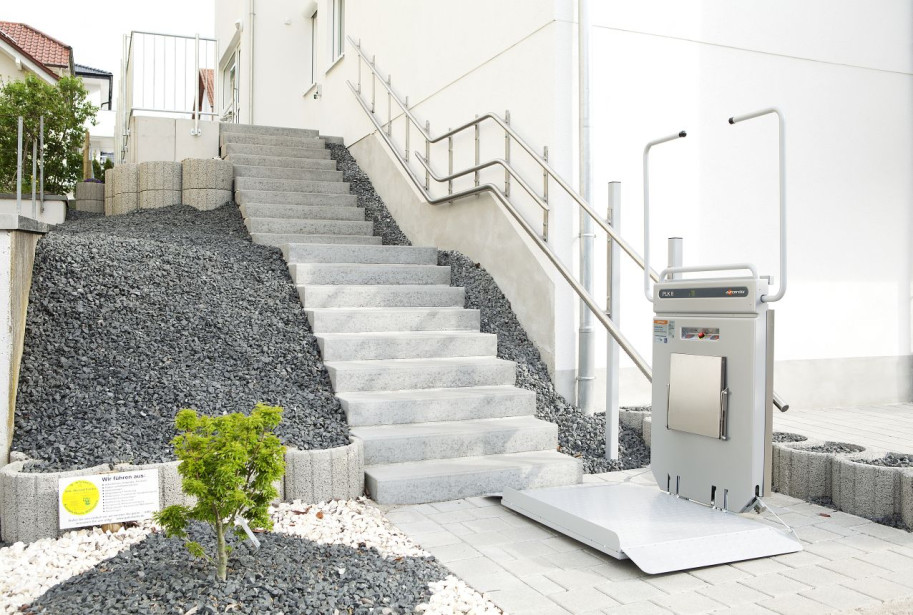 ascendor plk8 plattformlift aussen