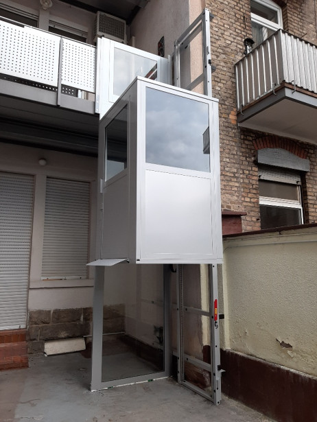 ganser ghb20 kleinaufzug kabine
