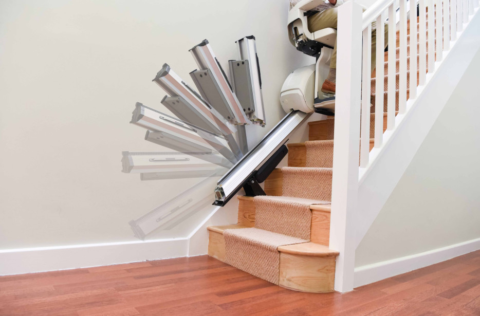 hgl std gerade treppe klappschiene