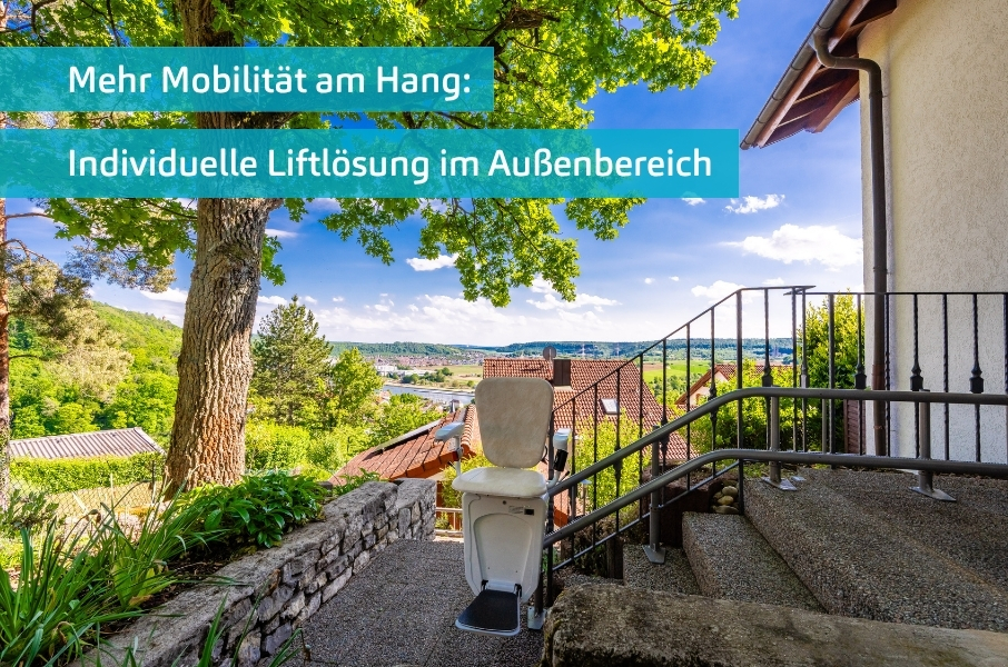 Selbstständig zuhause bleiben — auch bei vielen Treppen.