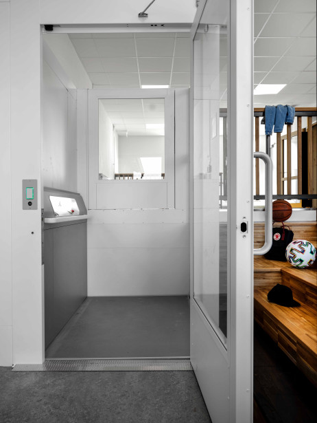 aritco publiclift access stahlschacht innen kleinaufzug