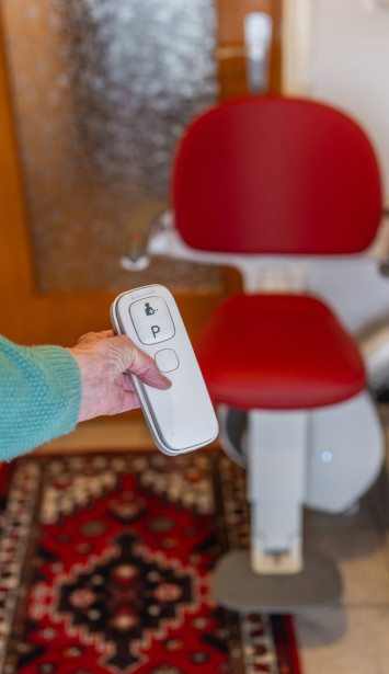 flow x roter sitz fernbedienung einbau stufenlos