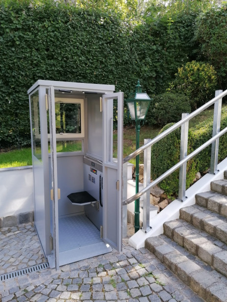 ganser kabine treppe aussen