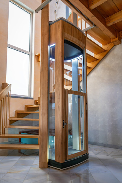 myhomelift seitlich mit folie holzoptik